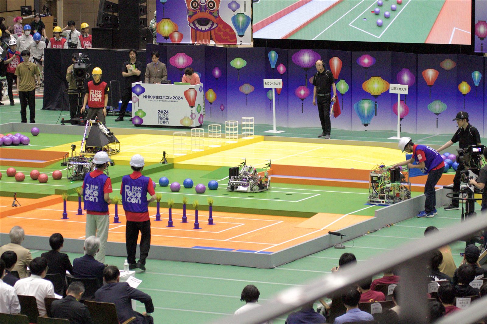 NHK学生ロボコン2024 全国大会の競技フィールド