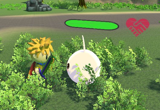 SlimeAdventure のプレイ画面